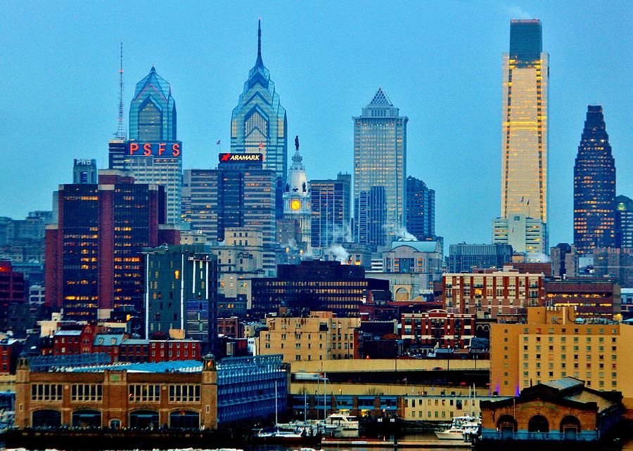 Philadelphia Skyline Photograph by Benjamin Yeager