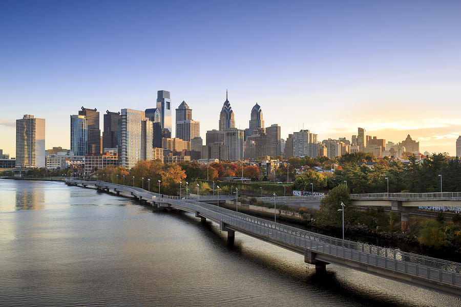 Philadelphia Skyline Photograph by Jon Lovette