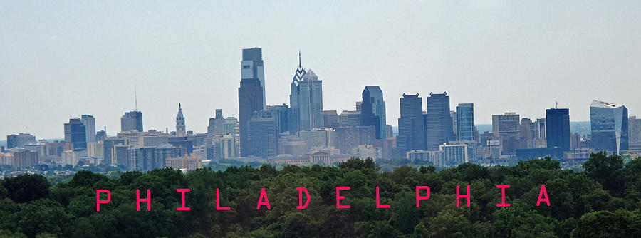 Philadelphia Skyline Poster Photograph by Ian  MacDonald
