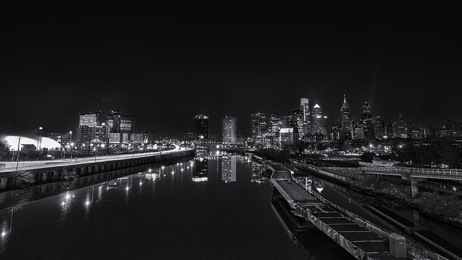 Philadelphia Skyline Photograph by Rob Dietrich