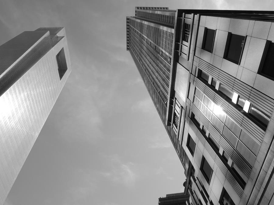 Philadelphia Skyscrapers Black and White Photograph by Cityscape ...