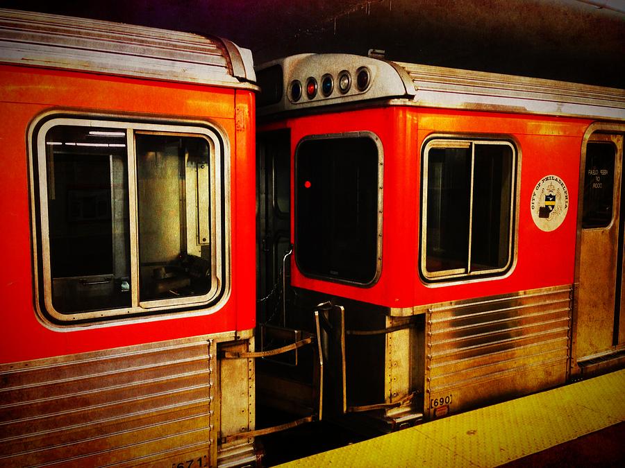 Philadelphia - Subway Train 1 Photograph by Richard Reeve