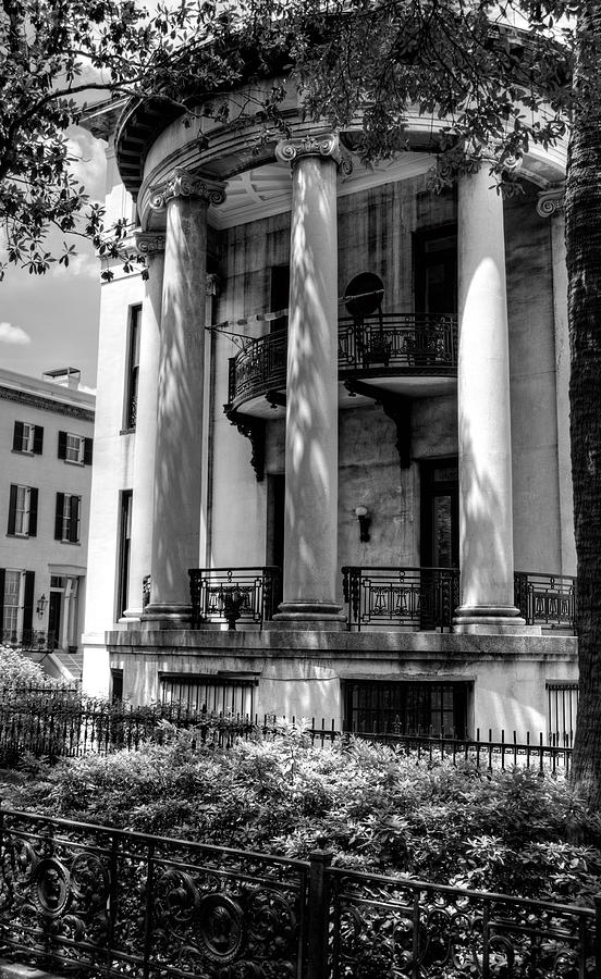 Philbrick - Eastman House in Black and White Photograph by Greg and Chrystal Mimbs
