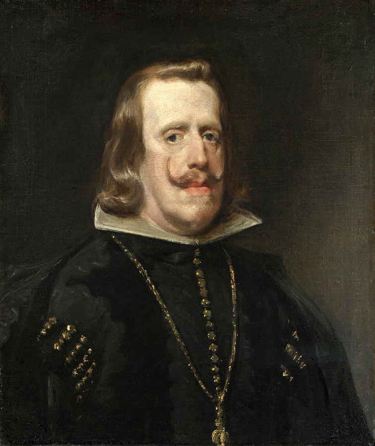 Philip IV of Spain Painting by Diego Velazquez