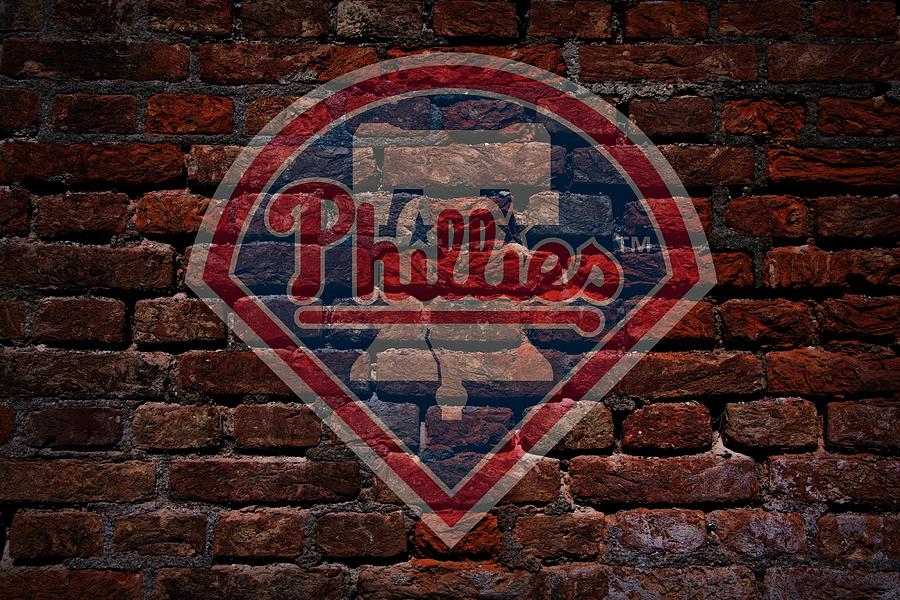 Phillies Baseball Graffiti on Brick  Photograph by Movie Poster Prints