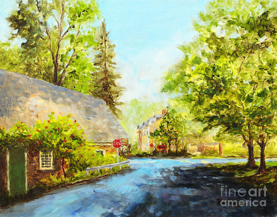 Mill Painting - Phillips Mill by Paint Box Studio Mill Painting - Phillips Mill by Paint Box Studio