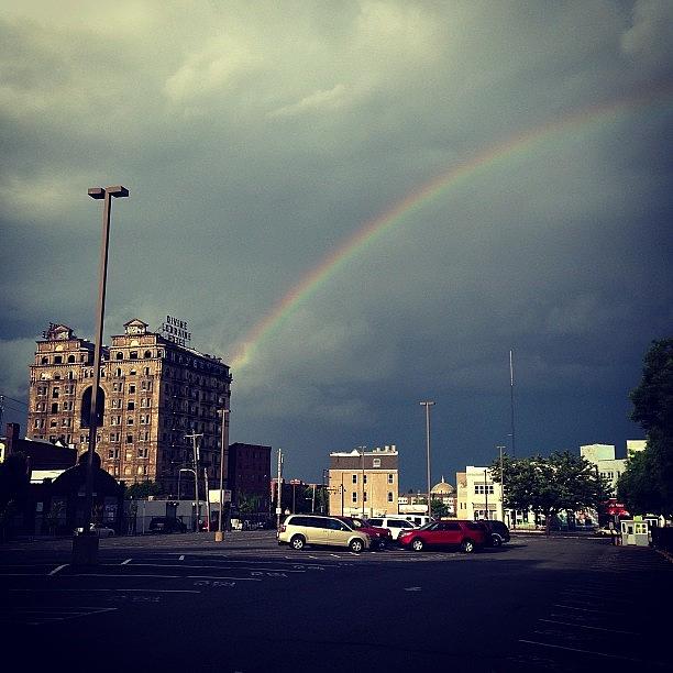 Rainbow Photograph - #philly #rainbow by Dan  Diamond