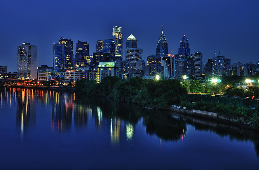 Philly Skyline Photograph by Mark Fuller
