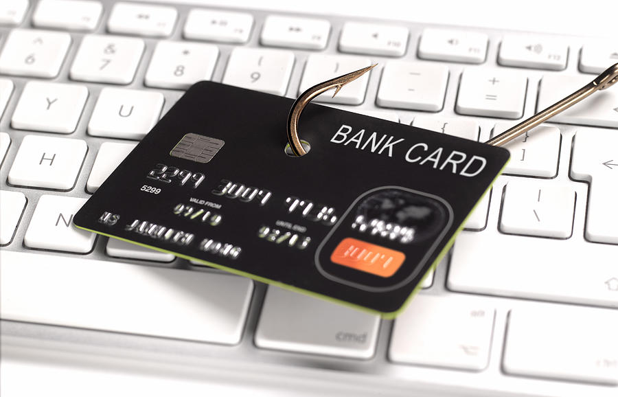 Phishing credit card for information Photograph by Peter Dazeley