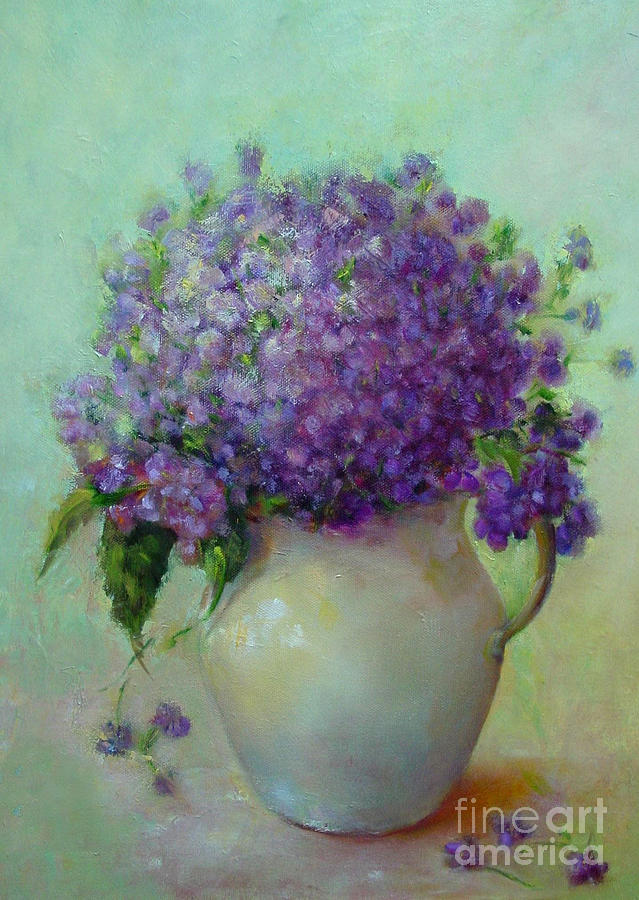 Phlox copyrighted Painting by Kathleen Hoekstra - Fine Art America