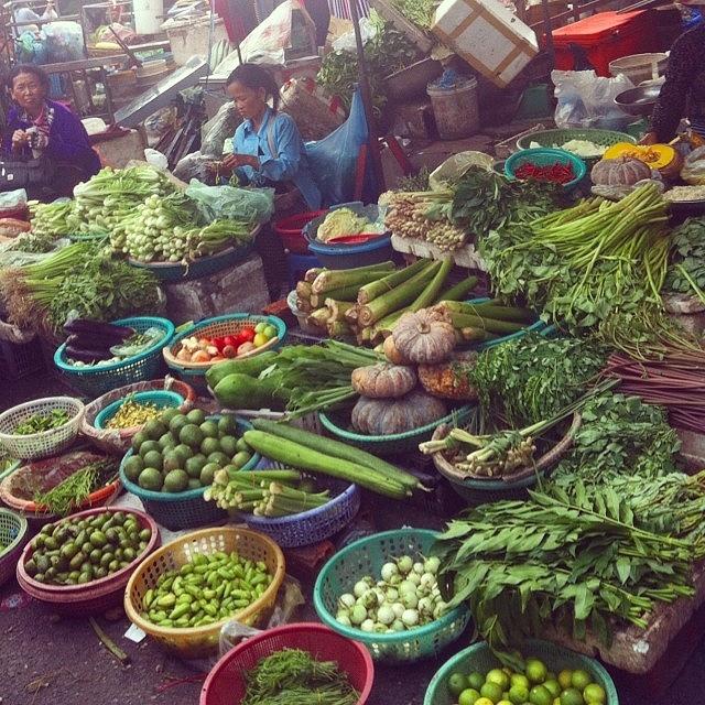Farm Photograph - Phnom Penh Markets by Darren O Dea