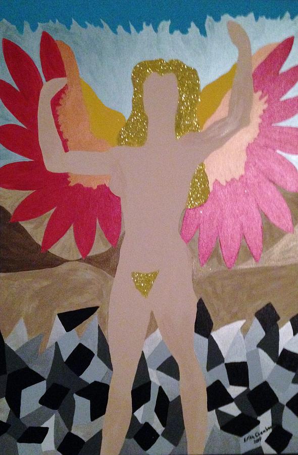 Phoenix Painting by Erika Jean Chamberlin