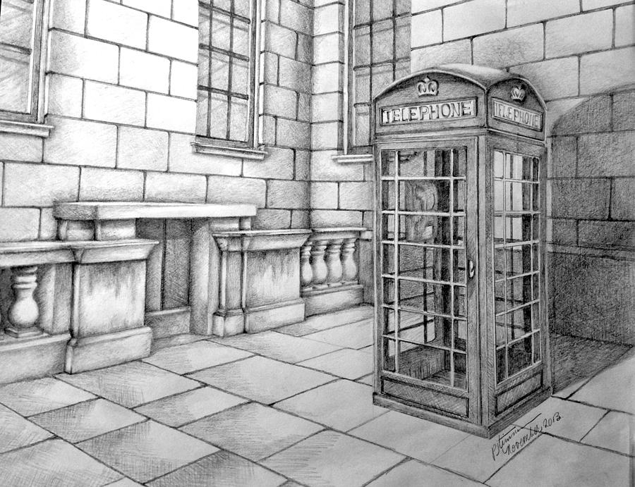 Phone Booth Sketch Vector Images (70)