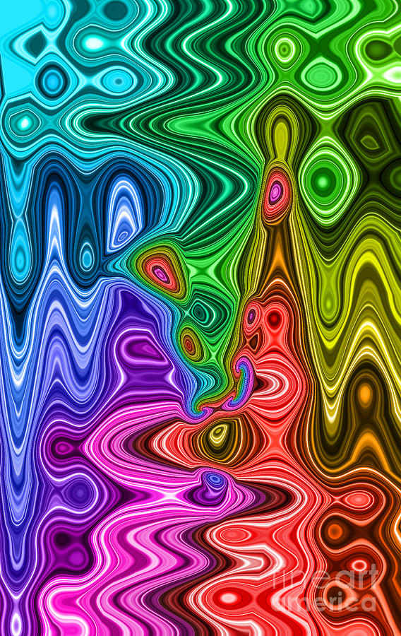 Phone Case Rainbow Abstract 14 Digital Art by Gabriele Pomykaj