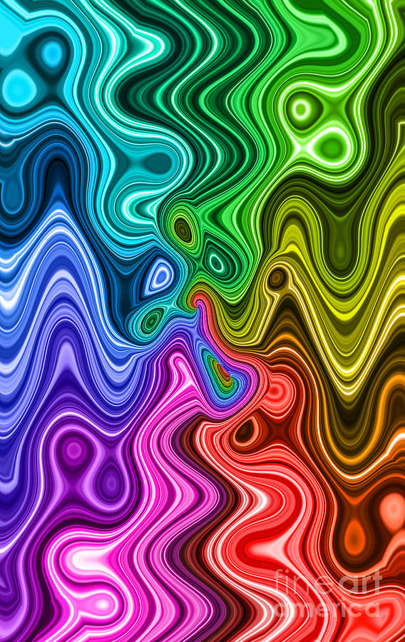 Phone Case Rainbow Abstract 15 Digital Art by Gabriele Pomykaj