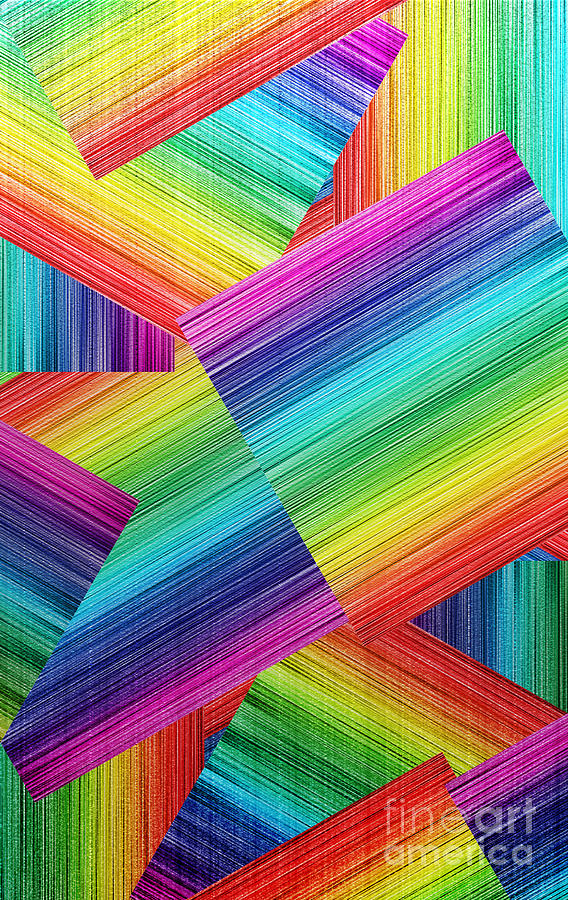 Phone Case Rainbow Abstract 5 Digital Art by Gabriele Pomykaj