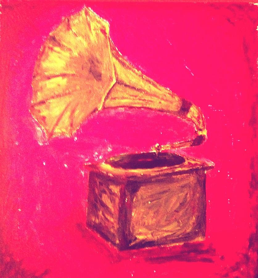 Phonograph Painting By Paige Hatley Fine Art America