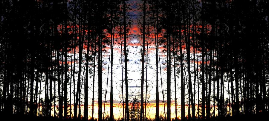 Sunset Digital Art - Photo Synthesis 1 by Will Borden