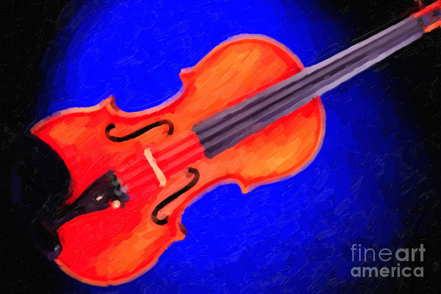 Photograph of a complete Viola Violin Painting 3371.02 Painting by M K Miller