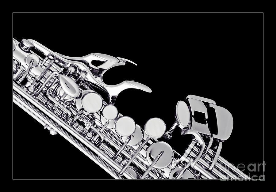 Photograph of a Soprano Saxophone in Sepia 3342.01 Photograph by M K Miller