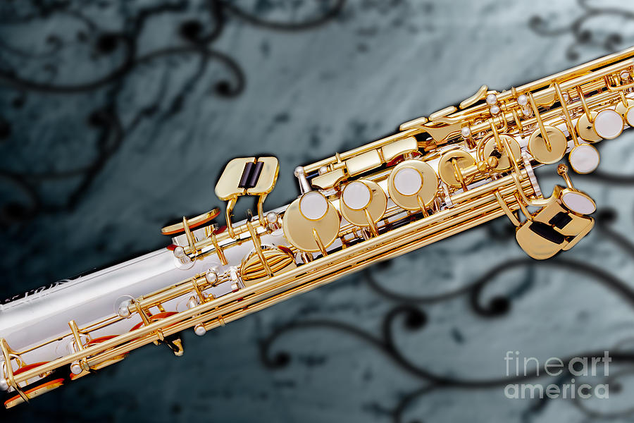 Photograph of Classic Soprano Saxophone 3349.02 Photograph by M K Miller