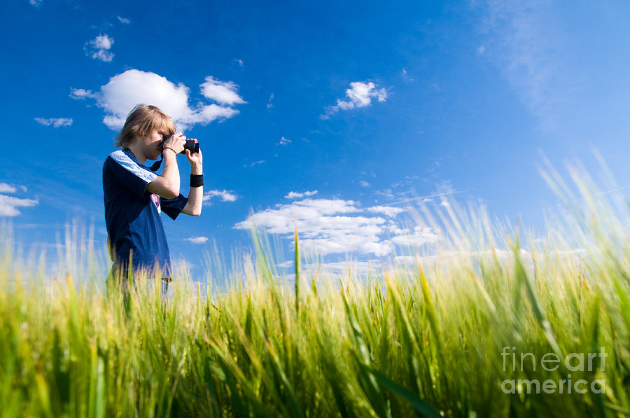 Landscape Photograph - Photographer taking pictures by Michal Bednarek