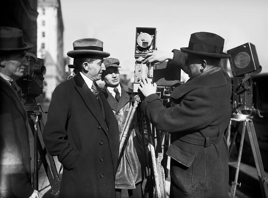 Photographers, 1922 Photograph by Granger