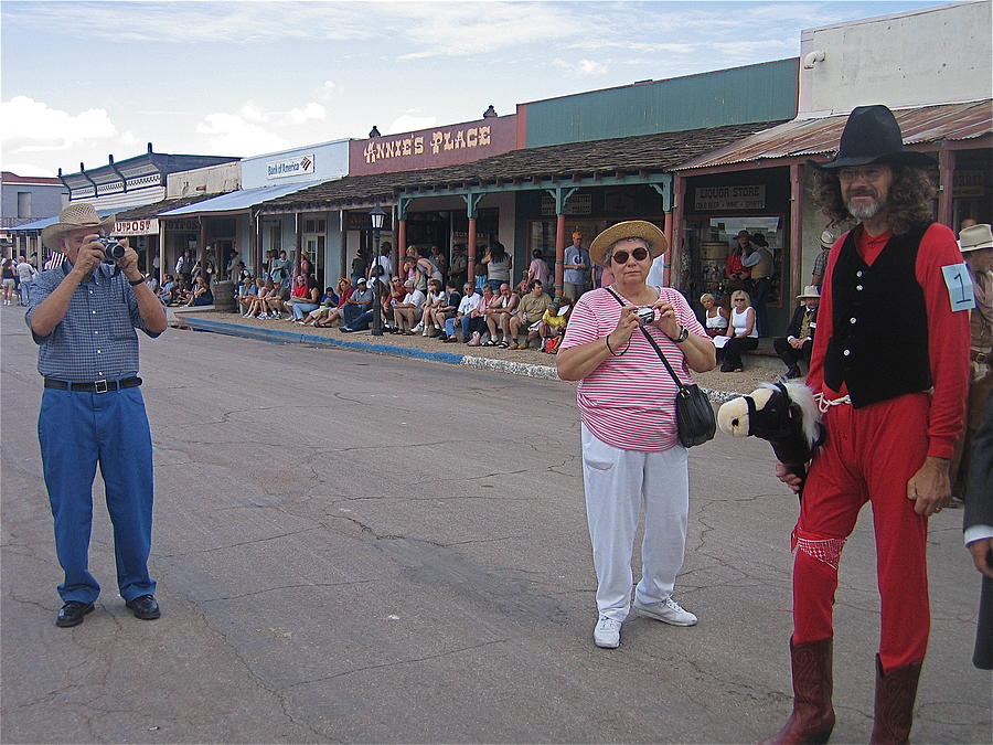Photography homage Richard Prince Rendezvous of the Gunfighters Tombstone Arizona 2004 Photograph by David Lee Guss