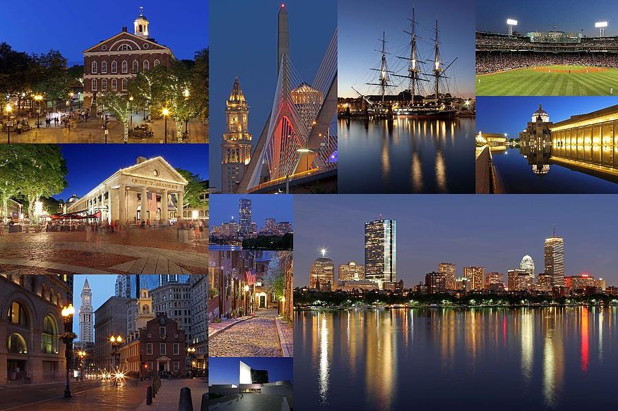 Photos of Boston Historic Landmarks Photograph by Juergen Roth