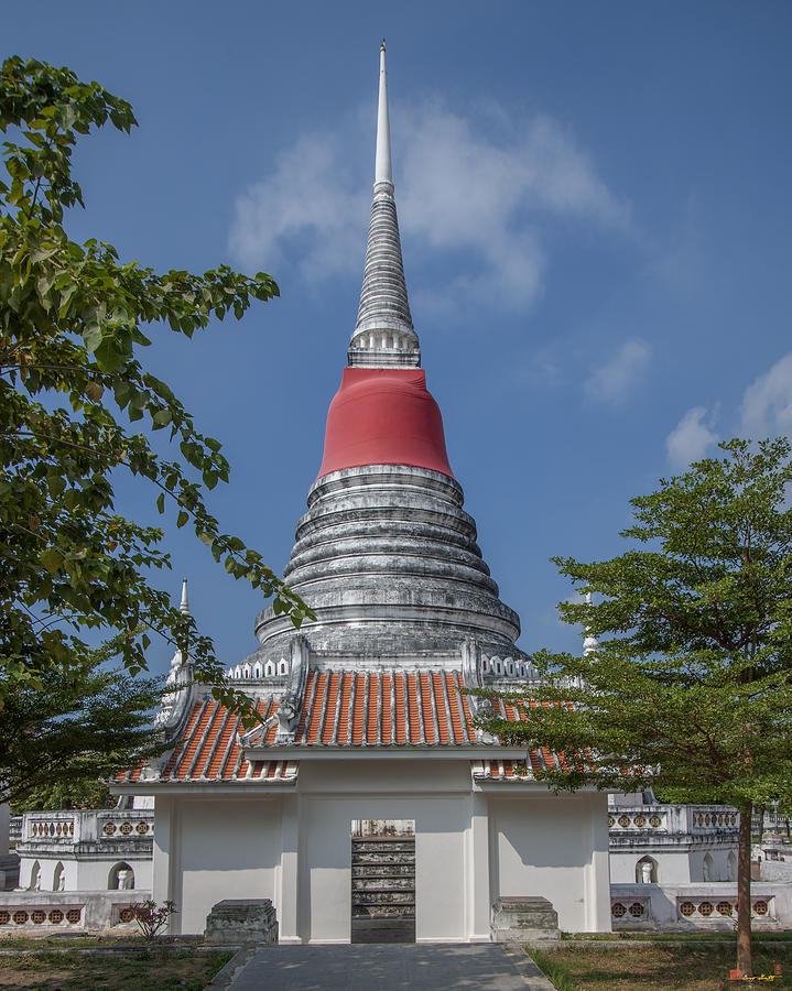 Phra Samut Chedi Gate DTHSP0054 Photograph by Gerry Gantt