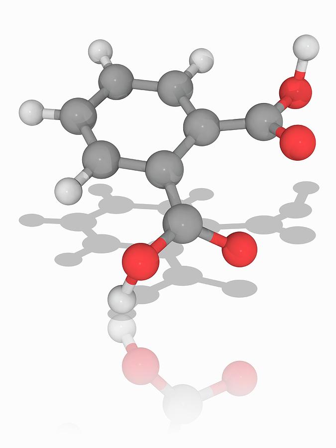 Phthalic Acid Organic Compound Molecule Photograph by Laguna Design ...