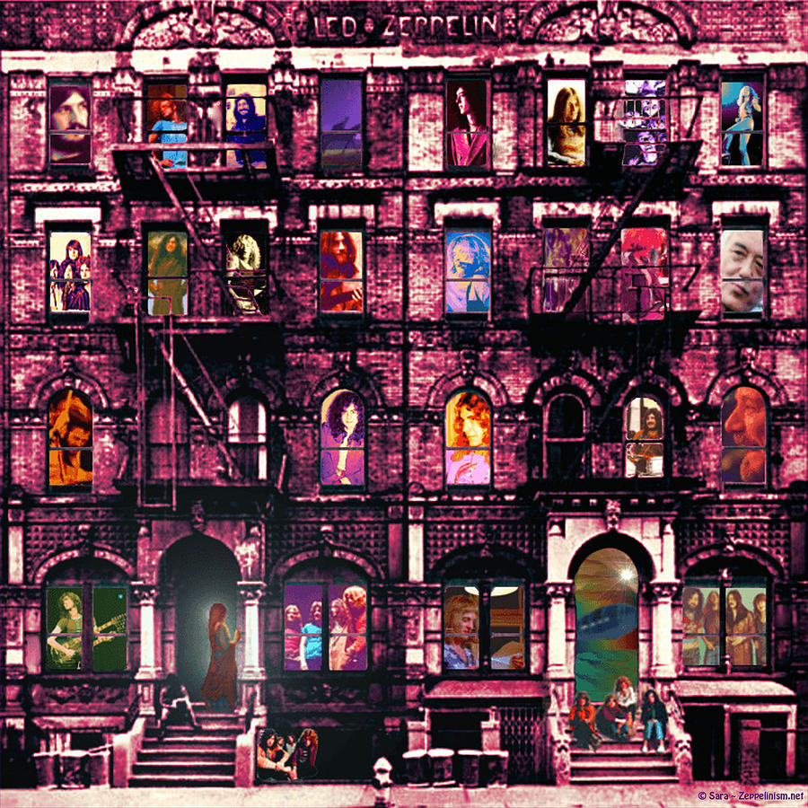 Led Zeppelin Digital Art - Physical Graffitied by Sara Pixel Pixie Led Zeppelin Digital Art - Physical Graffitied by Sara Pixel Pixie