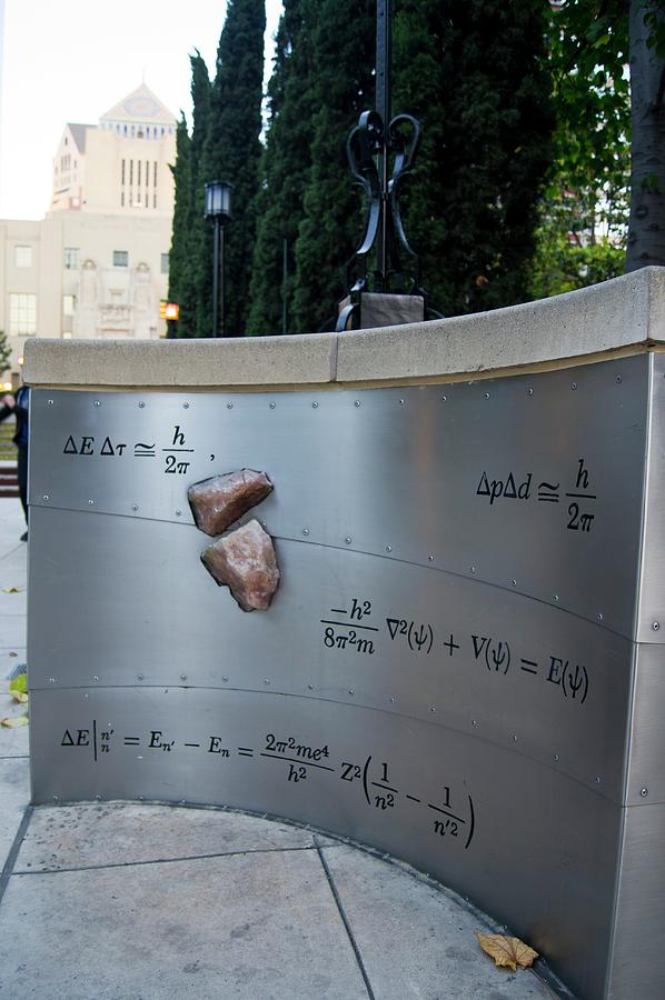 Los Angeles Photograph - Physics Equations by Mark Williamson
