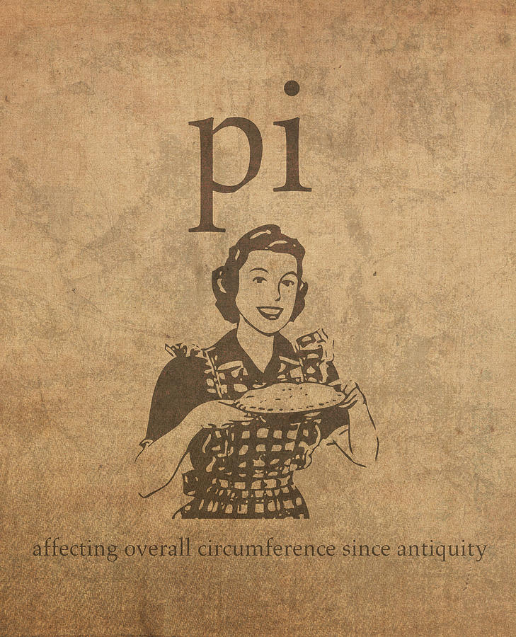 Pi Affecting Overall Circumference Since Antiquity Humor Poster Mixed Media by Design Turnpike