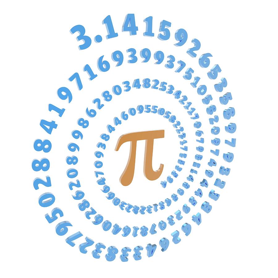 Pi Symbol And Number Photograph by Alfred Pasieka