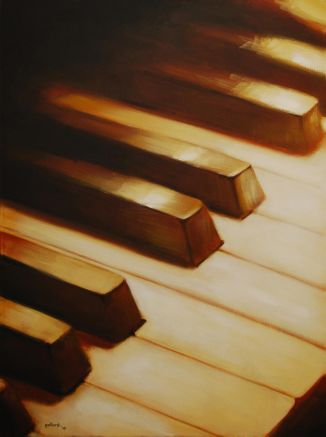 Piano Painting by Glenn Pollard