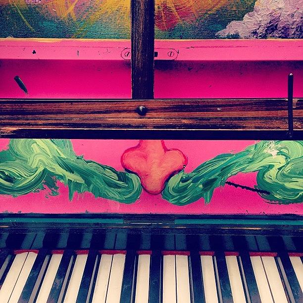 Instrument Photograph - Piano In Bath 🎹🎶 #piano #bath by Elizabeth Lees 🎶