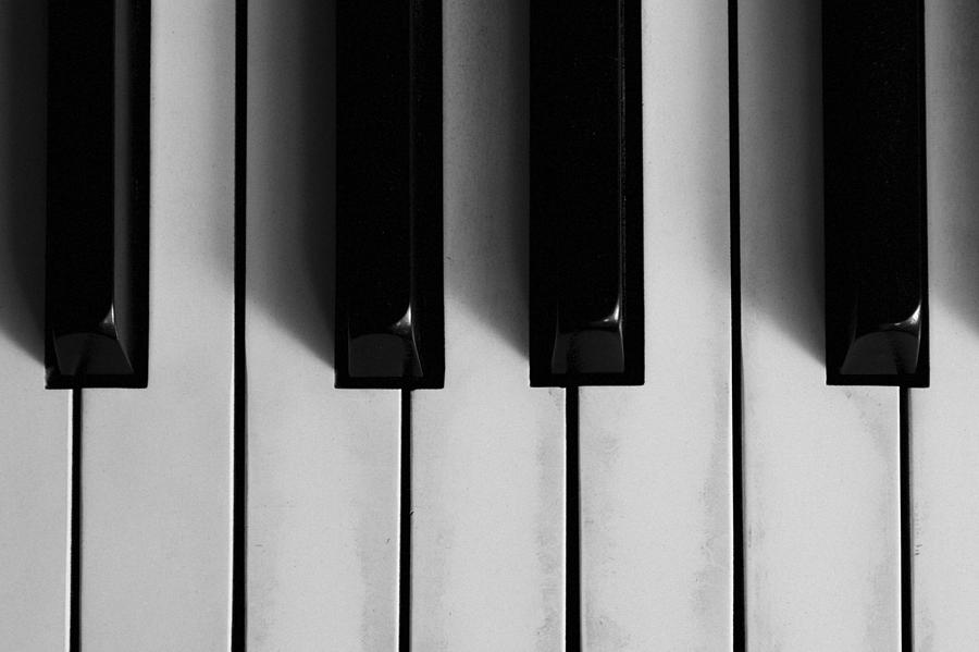Piano Keys Closeup Photograph by Erin Cadigan
