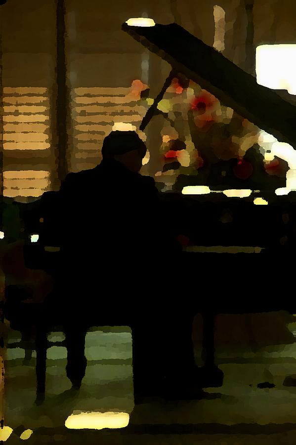 Piano Man 19040 Photograph by Jerry Sodorff