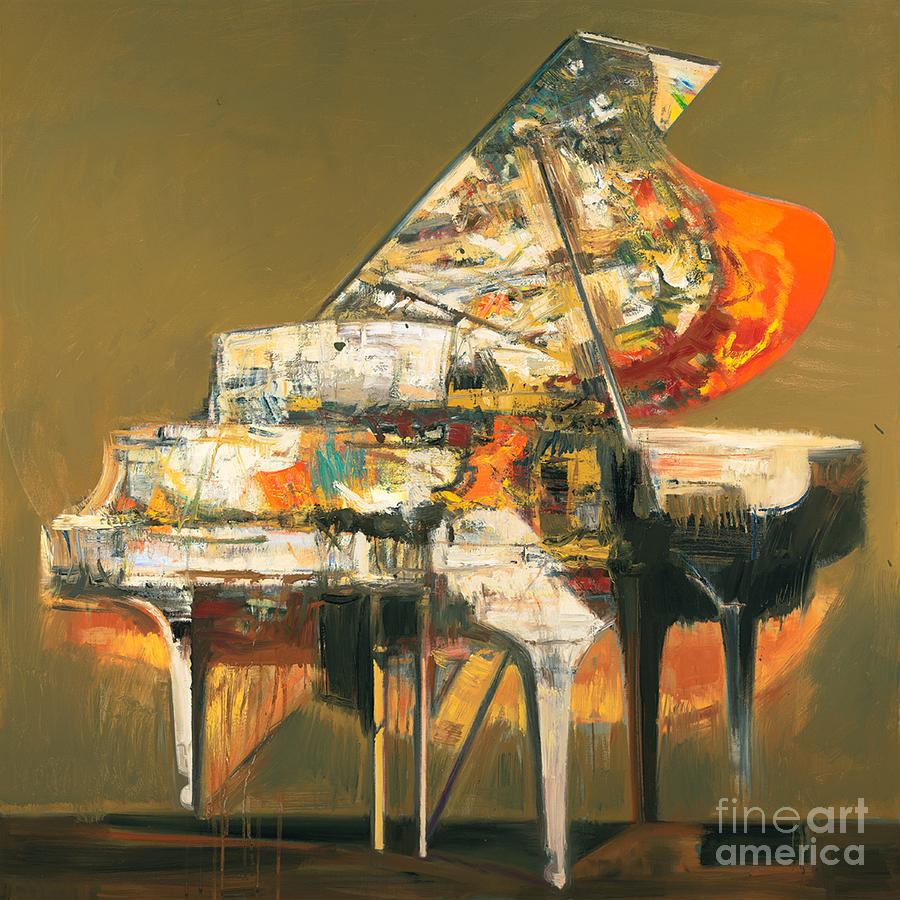 piano No.18-Carlas Sonata Painting by Zheng Li