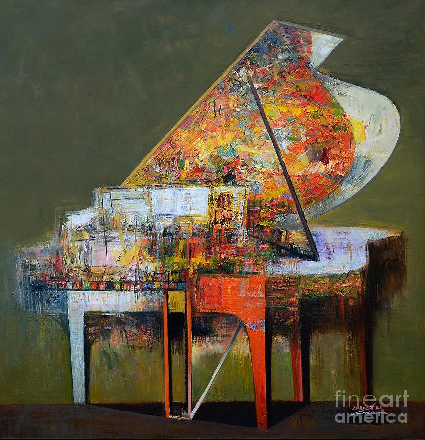 piano No.20 Painting by Zheng Li