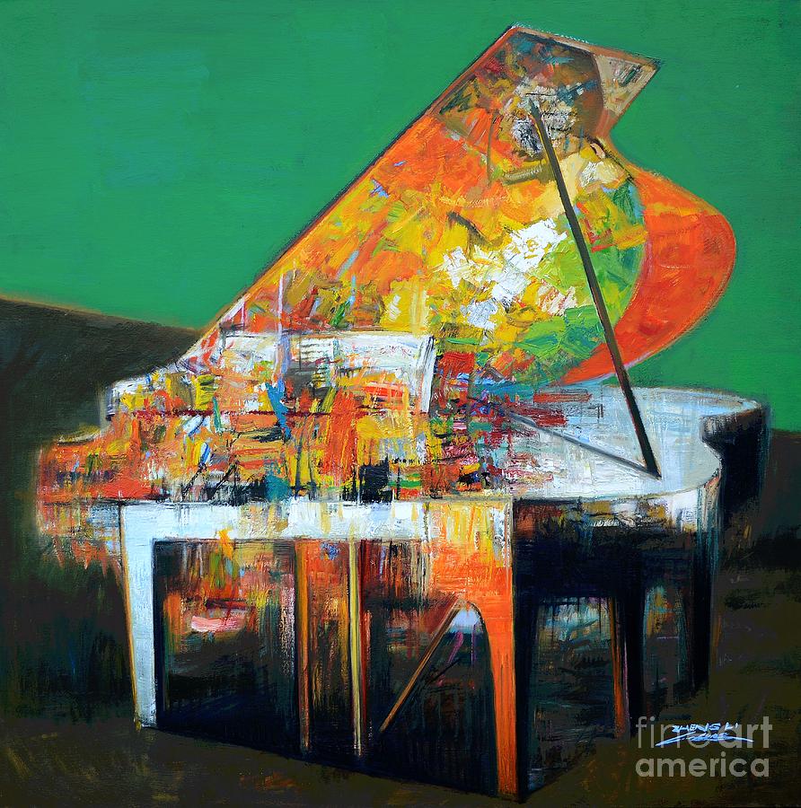 piano No.24 Painting by Zheng Li