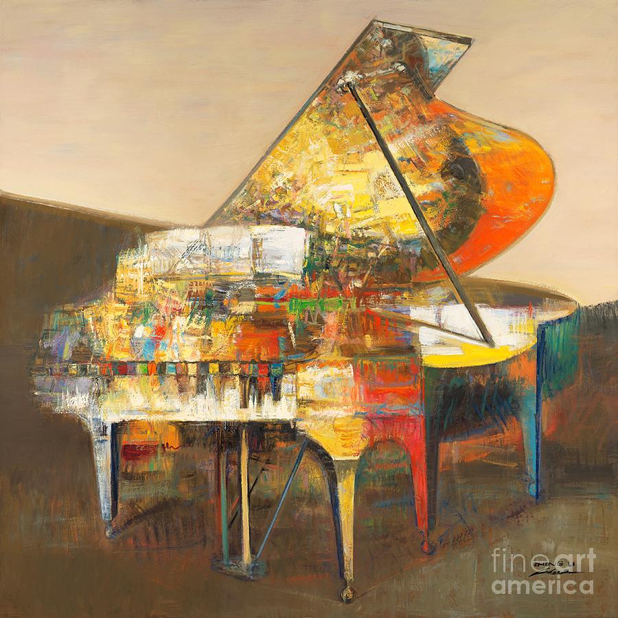 piano No.25- Painting by Zheng Li