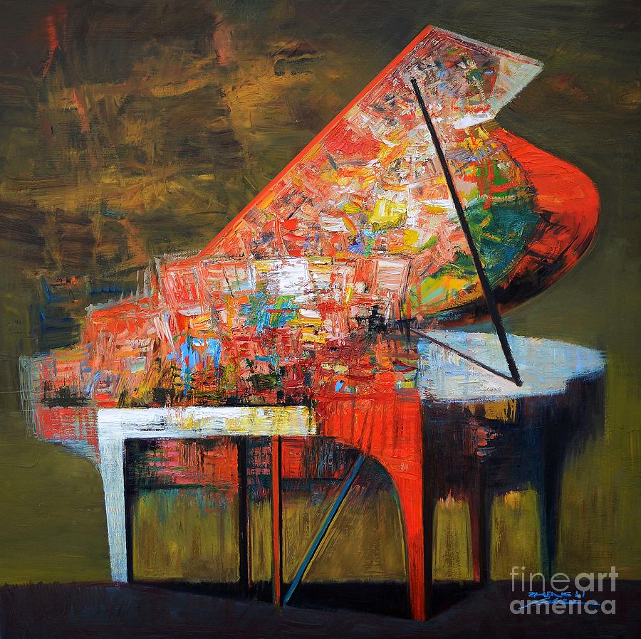 piano No.59-coloratura Painting by Zheng Li