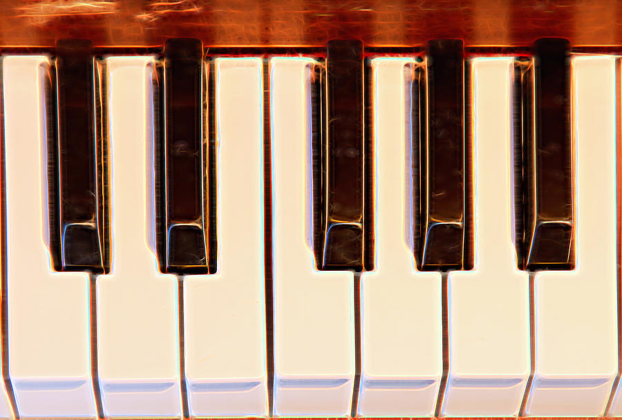Piano Octave Photograph by James BO Insogna