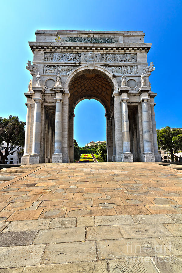 Piazza della Vittoria - Genova. Italy Photograph by Antonio Scarpi