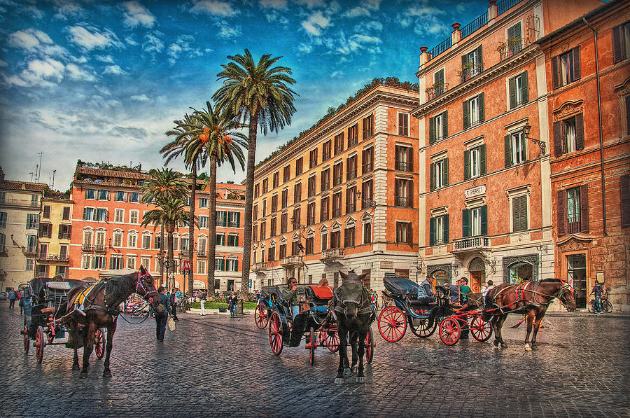Piazza di Spagna Photograph by Hanny Heim