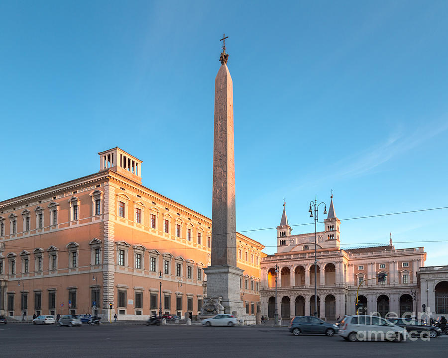 Piazza San Giovanni In Rome Photograph By Jannis Werner - Fine Art America