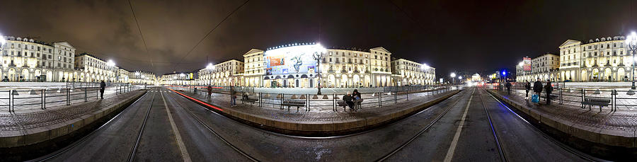 Piazza Vittorio Panorama Photograph by Sonny Marcyan