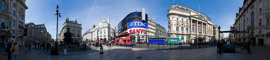 Picadilly Circus Digital Art by Georgia Clare